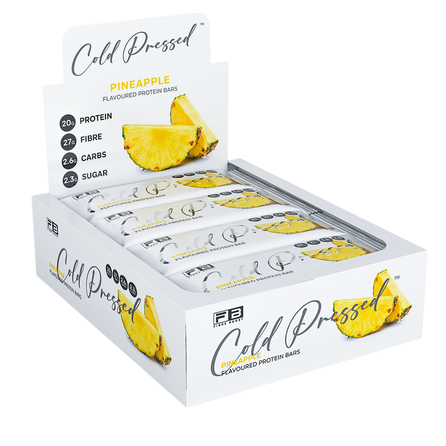 Fibre Boost Cold Pressed Pineapple flavoured Protein Bar