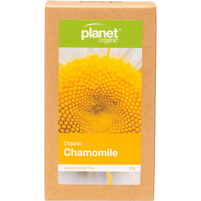Planet Organic tea chamomile herbal loose leaf blend