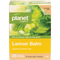 Planet Organic herbal tea bags with lemon balm flavor