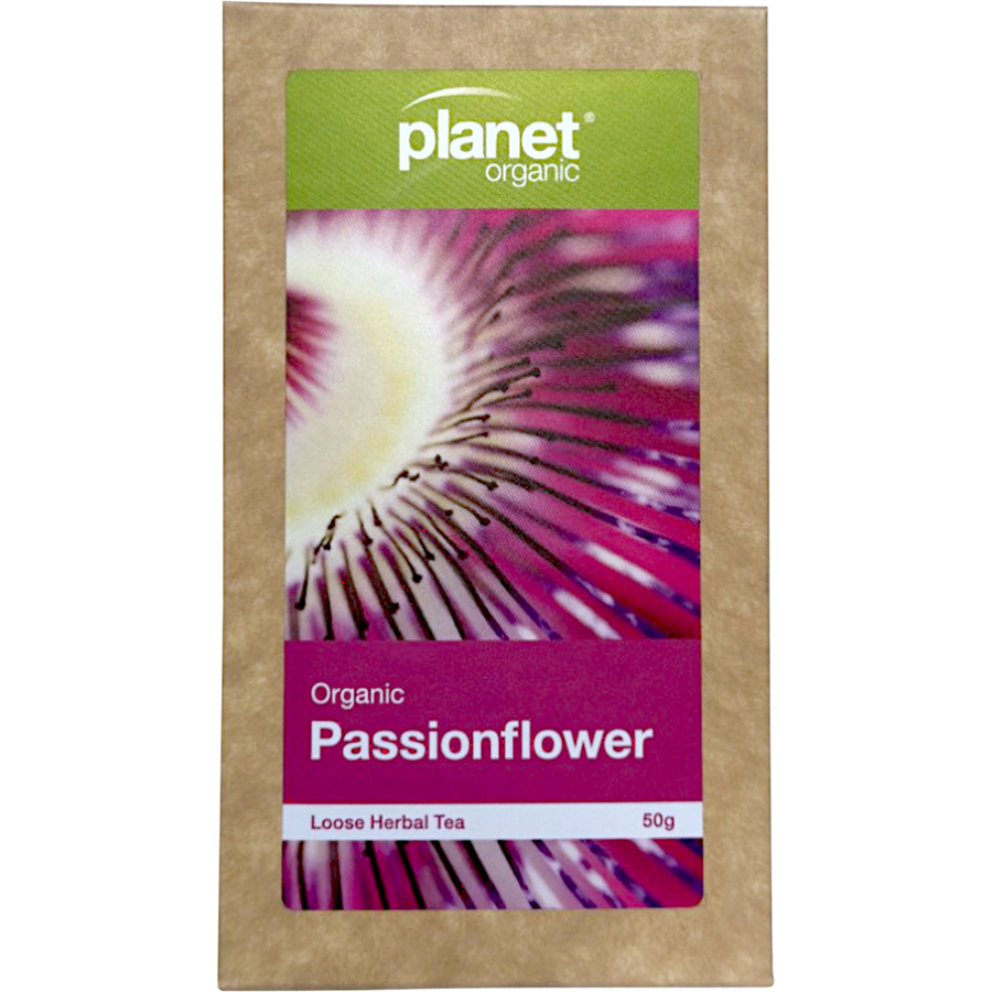 Loose leaf Passionflower Herbal Tea by Planet Organic