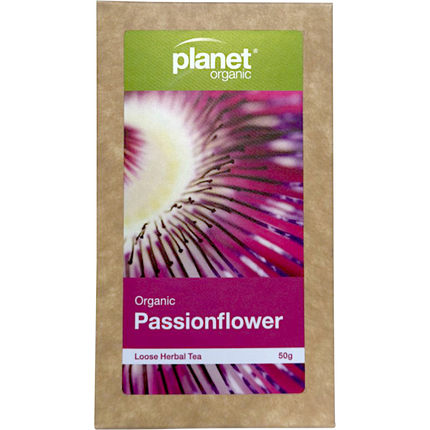 Loose leaf Passionflower Herbal Tea by Planet Organic