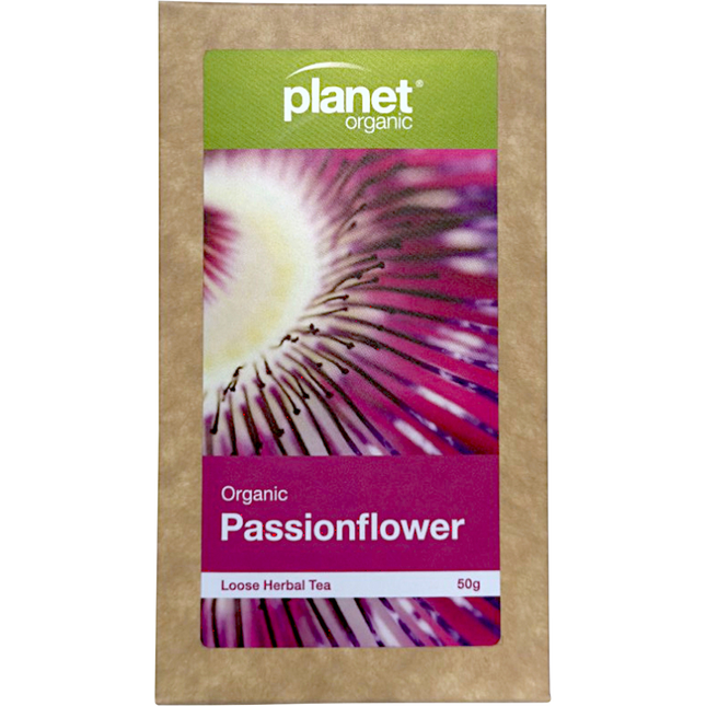 Loose leaf Passionflower Herbal Tea by Planet Organic
