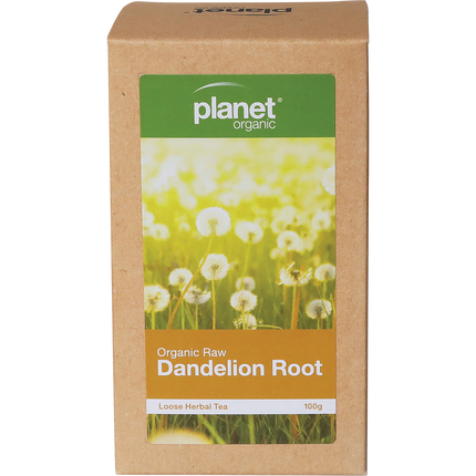 Raw Dandelion Root Organic Loose Leaf Tea by Planet Organic