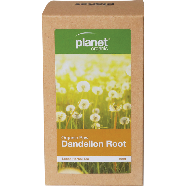 Raw Dandelion Root Organic Loose Leaf Tea by Planet Organic
