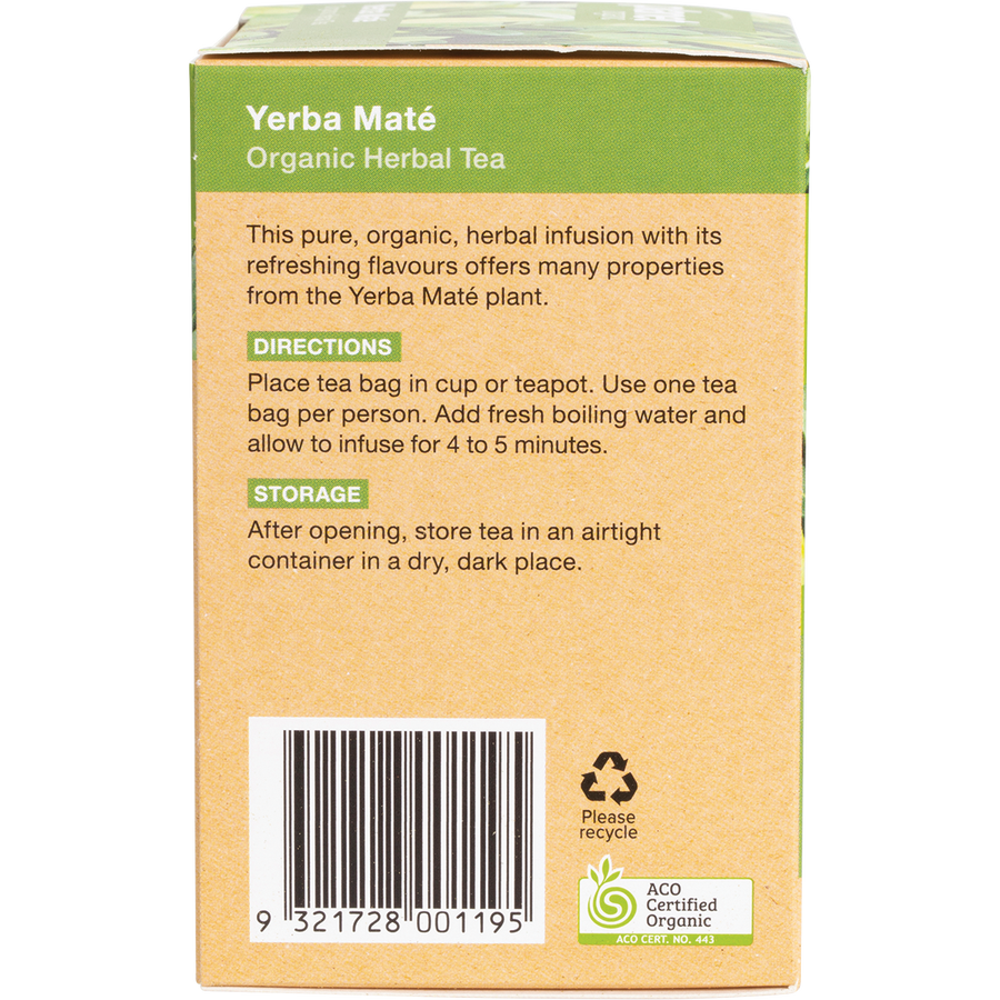 Eco-friendly packaging for organic Yerba Maté tea