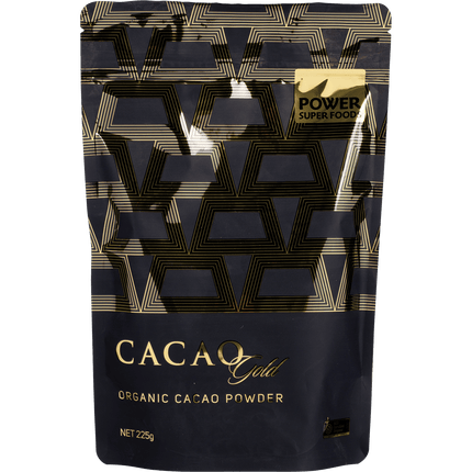 Power Super Foods Cacao Gold Powder certified organic cacao powder