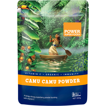 Power Super Foods Camu Camu Powder certified organic vitamin C rich superfood