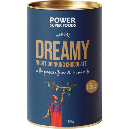 Power Super Foods Dreamy Night Drinking Chocolate calming cacao drink mix