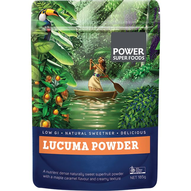 Power Super Foods Lucuma Powder certified organic nutrient rich superfood