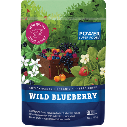 Power Super Foods Wild Blueberry Powder antioxidant rich berry powder