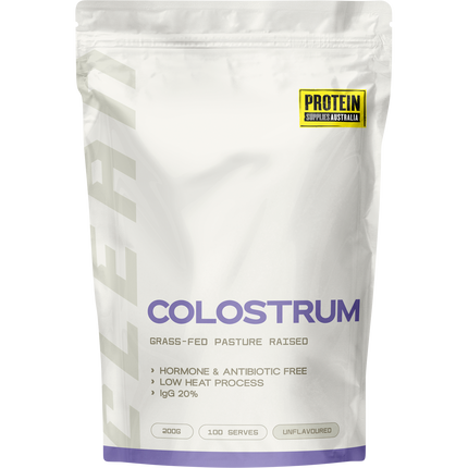 Protein Supplies Australia Grass-Fed Colostrum Unflavoured, supporting immune health, gut health, and overall wellness.