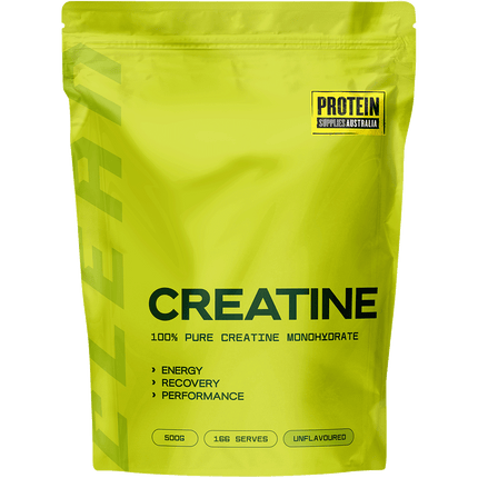 Protein Supplies Australia Creatine Monohydrate Unflavoured, a pure supplement to support muscle strength, endurance, and workout recovery.