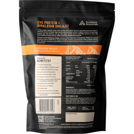 EVO+ Protein with Himalayan Shilajit Mango Lassi flavor