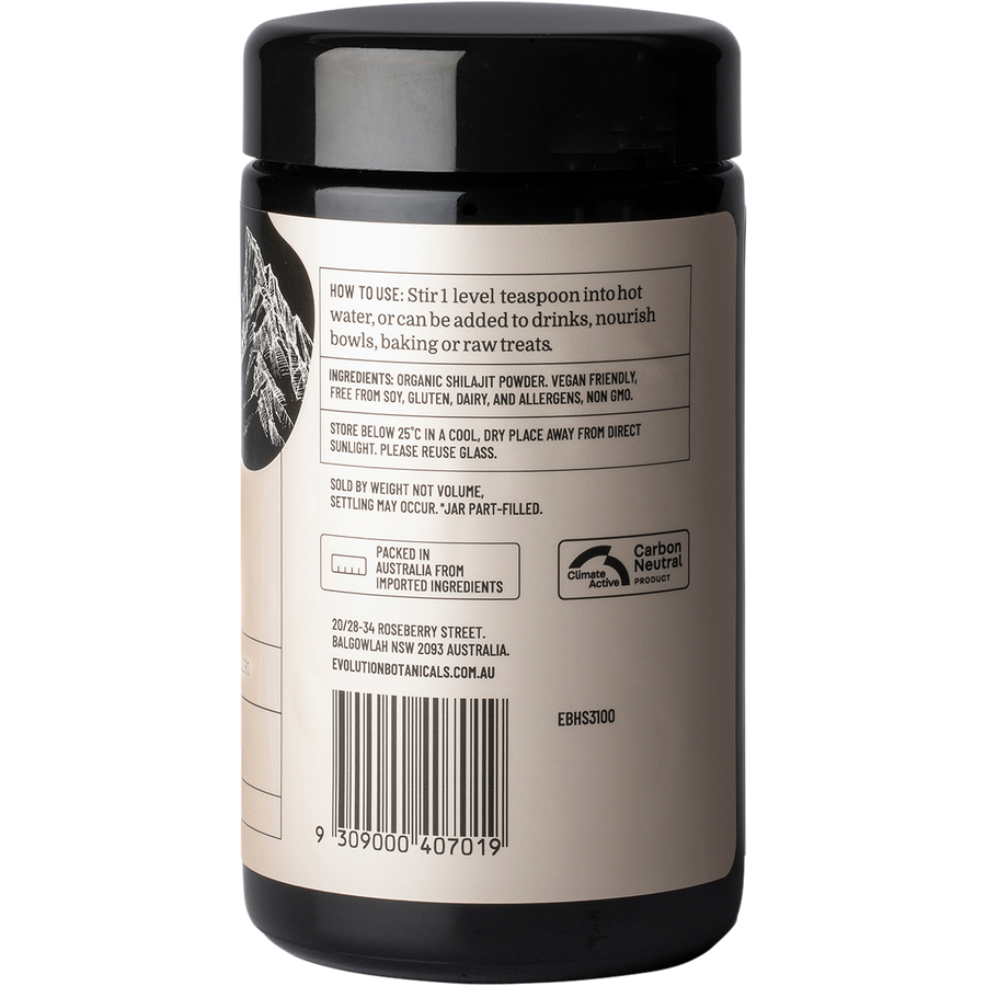 Himalayan Shilajit bottle with trace mineral benefits