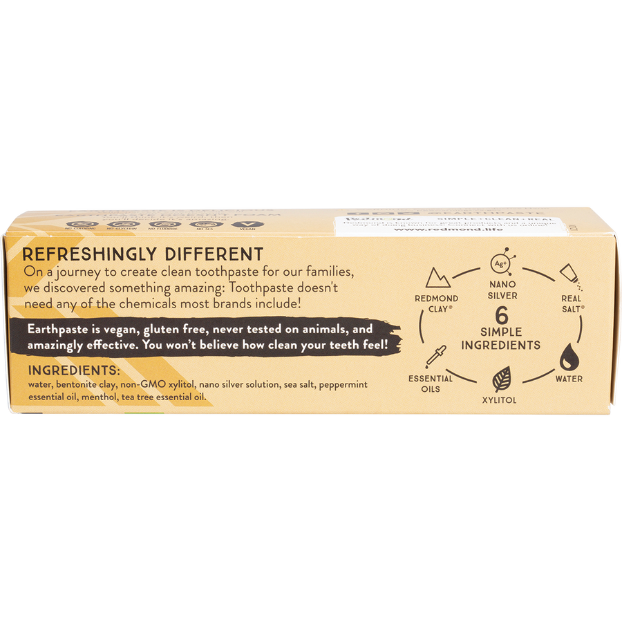 Earthpaste Toothpaste with Silver Peppermint