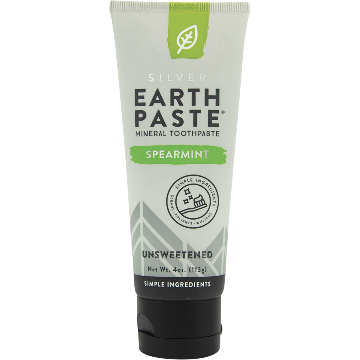 Earthpaste Toothpaste with Silver Spearmint