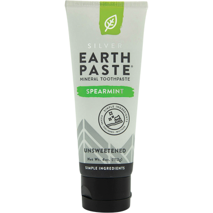 Earthpaste Toothpaste with Silver Spearmint
