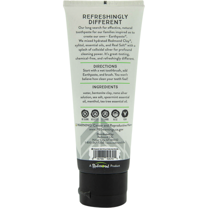 Earthpaste Toothpaste with Silver Spearmint