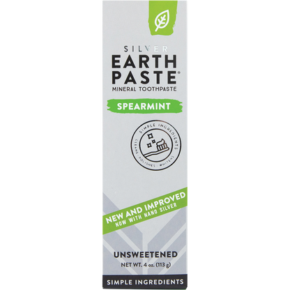 Earthpaste Toothpaste with Silver Spearmint