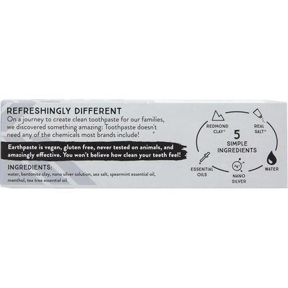 Earthpaste Toothpaste with Silver Spearmint