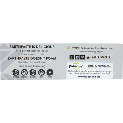Earthpaste Toothpaste with Silver Spearmint
