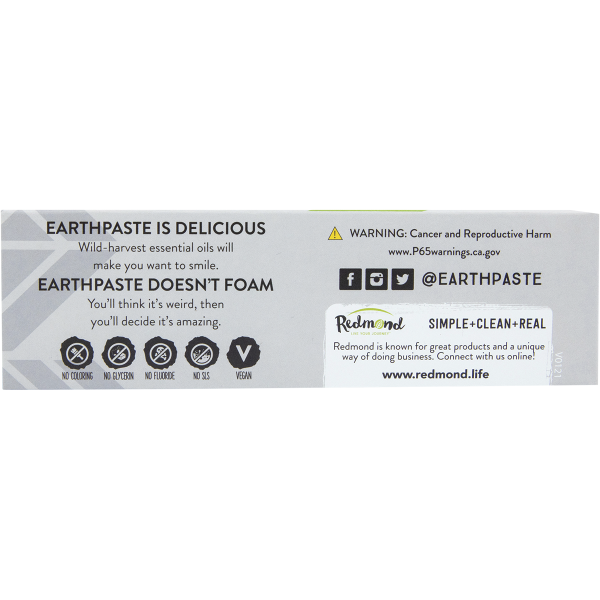 Earthpaste Toothpaste with Silver Spearmint