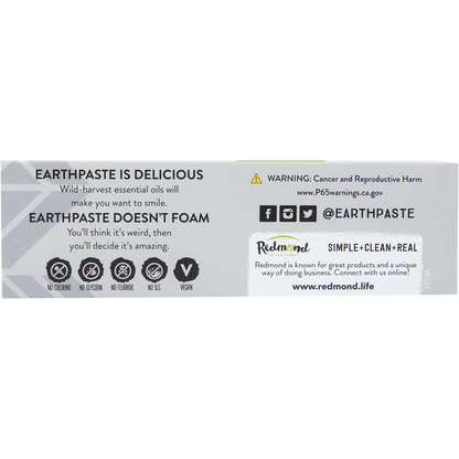 Earthpaste Toothpaste with Silver Spearmint