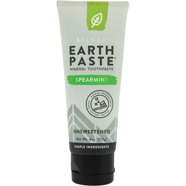 Earthpaste Toothpaste with Silver Spearmint