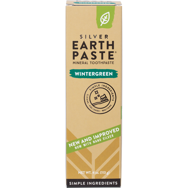 Earthpaste Toothpaste with Silver Wintergreen