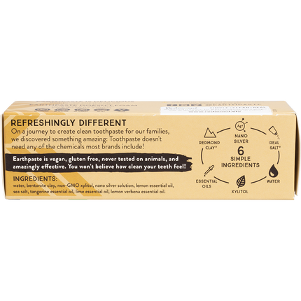Earthpaste Toothpaste with Silver Lemon Twist