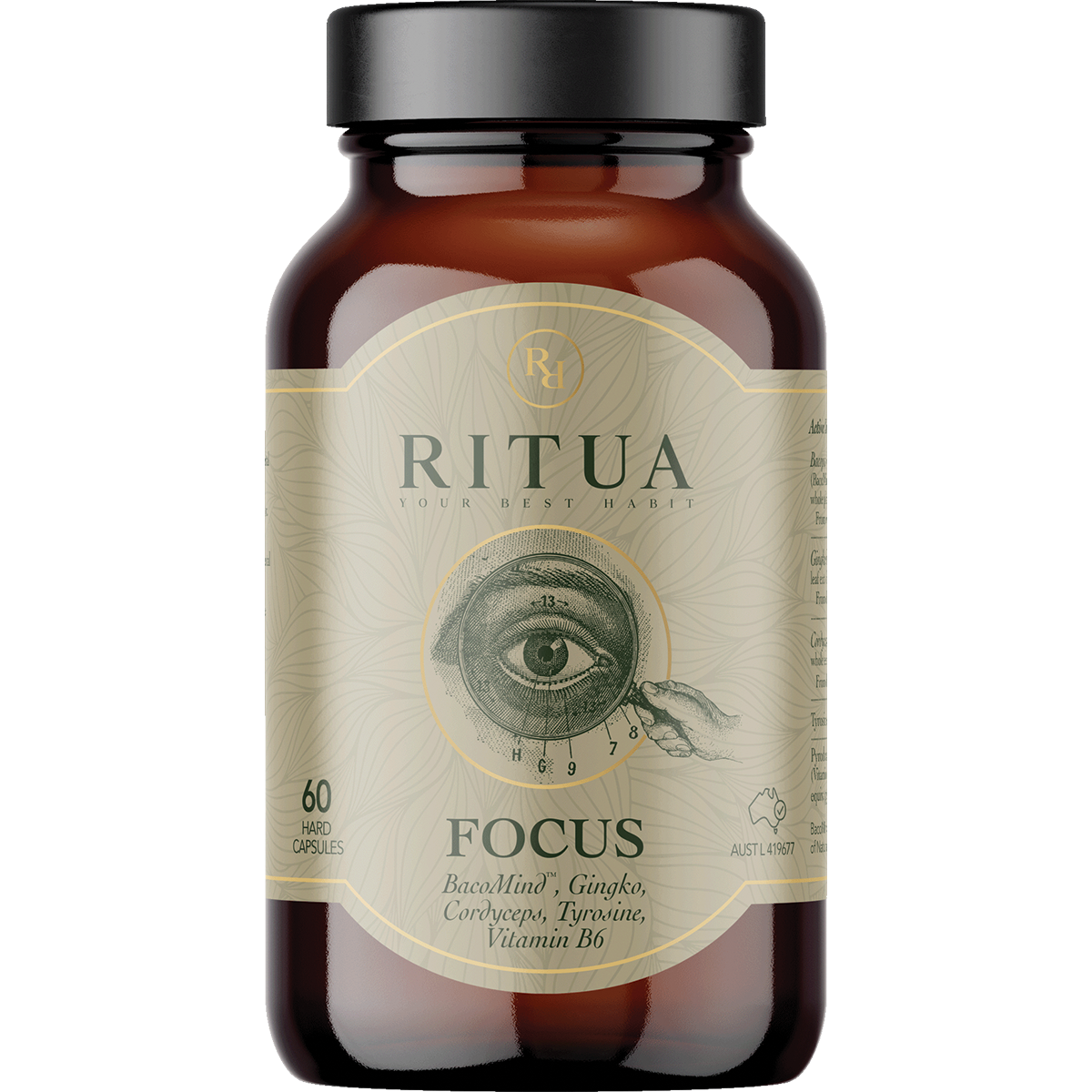 FOCUS BacoMind Ginko Cordyceps Tyrosine B6