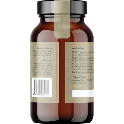 FOCUS BacoMind Ginko Cordyceps Tyrosine B6