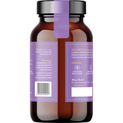 Magnesium Glycinate - Back View