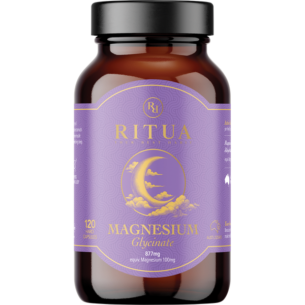 Ritua Magnesium Glycinate 120 capsule bottle front