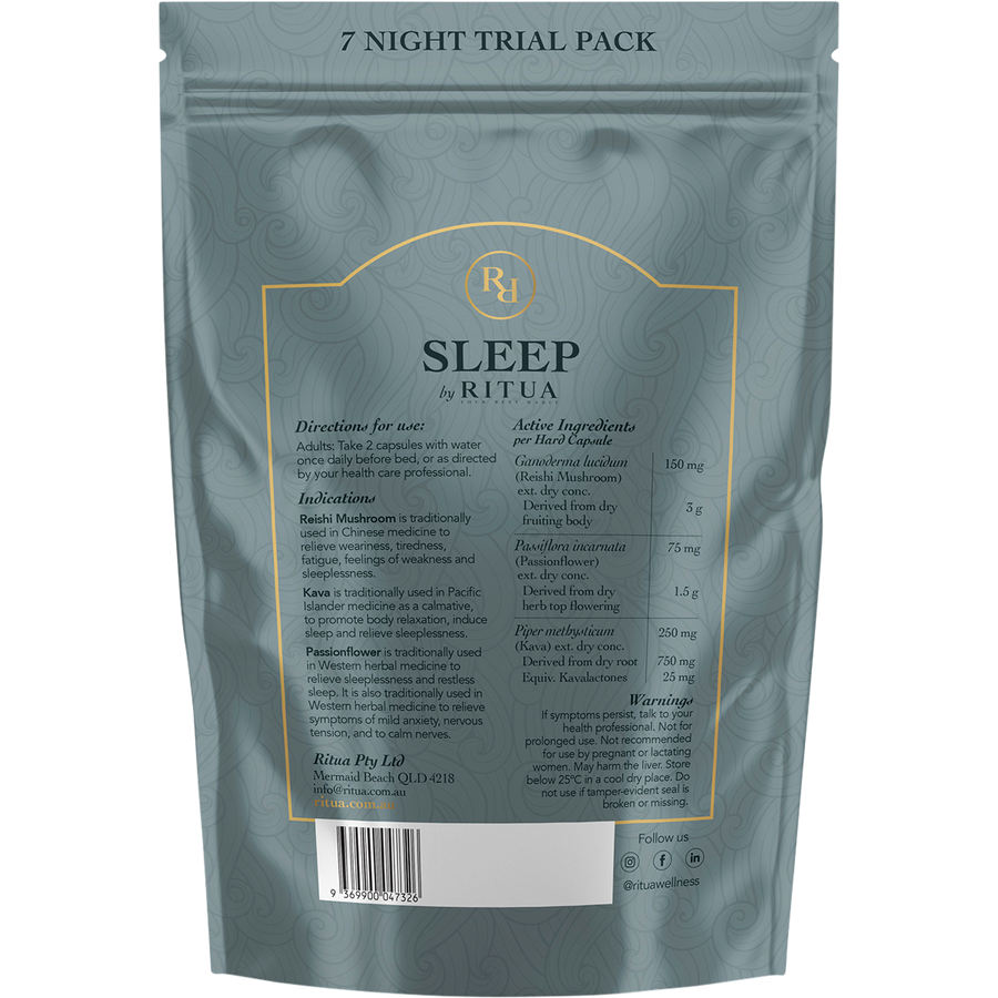SLEEP Trial Pack Reishi Mushroom Passionflower Kava