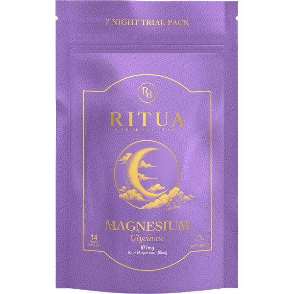 Ritua Magnesium Glycinate 7 Night Trial Pack 14 capsules front