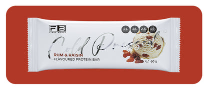Fibre Boost Cold Pressed Rum and Raisin flavoured Protein Bar