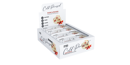 Fibre Boost Cold Pressed Rum and Raisin flavoured Protein Bar