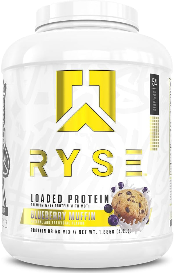 Ryse Ryse Loaded Protein Powder Blueberry Muffin 4lb (1.8kg)