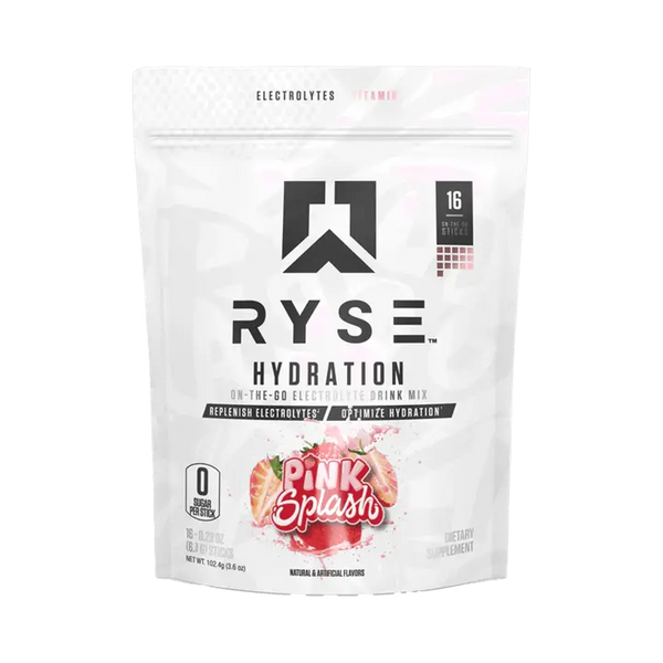 Ryse Ryse Core Hydration Sticks - Pink Splash Pink Splash 16 Serves