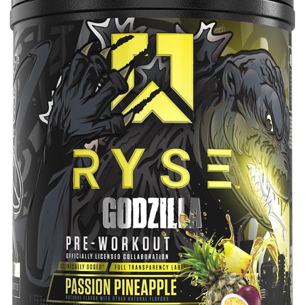 RYSE Godzilla Pre-Workout Passion Pineapple 40 Serves