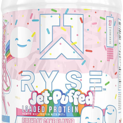 Ryse Supplements Loaded Protein Jet-Puffed Birthday Cake 2lb (907g)