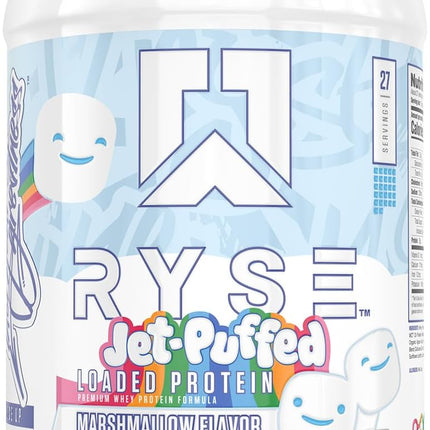 RYSE Supplements RYSE Loaded Protein Powder (Premium Whey) Jet-Puffed Marshmallow 2 lb (907g)