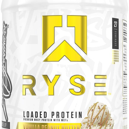 RYSE Loaded Protein Powder Vanilla Peanut Butter 2 lb (approx. 907g)