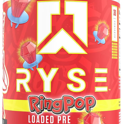 RYSE™ Supplements Loaded Pre-Workout Ring Pop Cherry 30 Serves