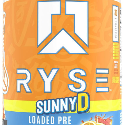 RYSE Supplements RYSE Loaded Pre-Workout Powder SunnyD™ Tangy Original 420 g (30 Servings)