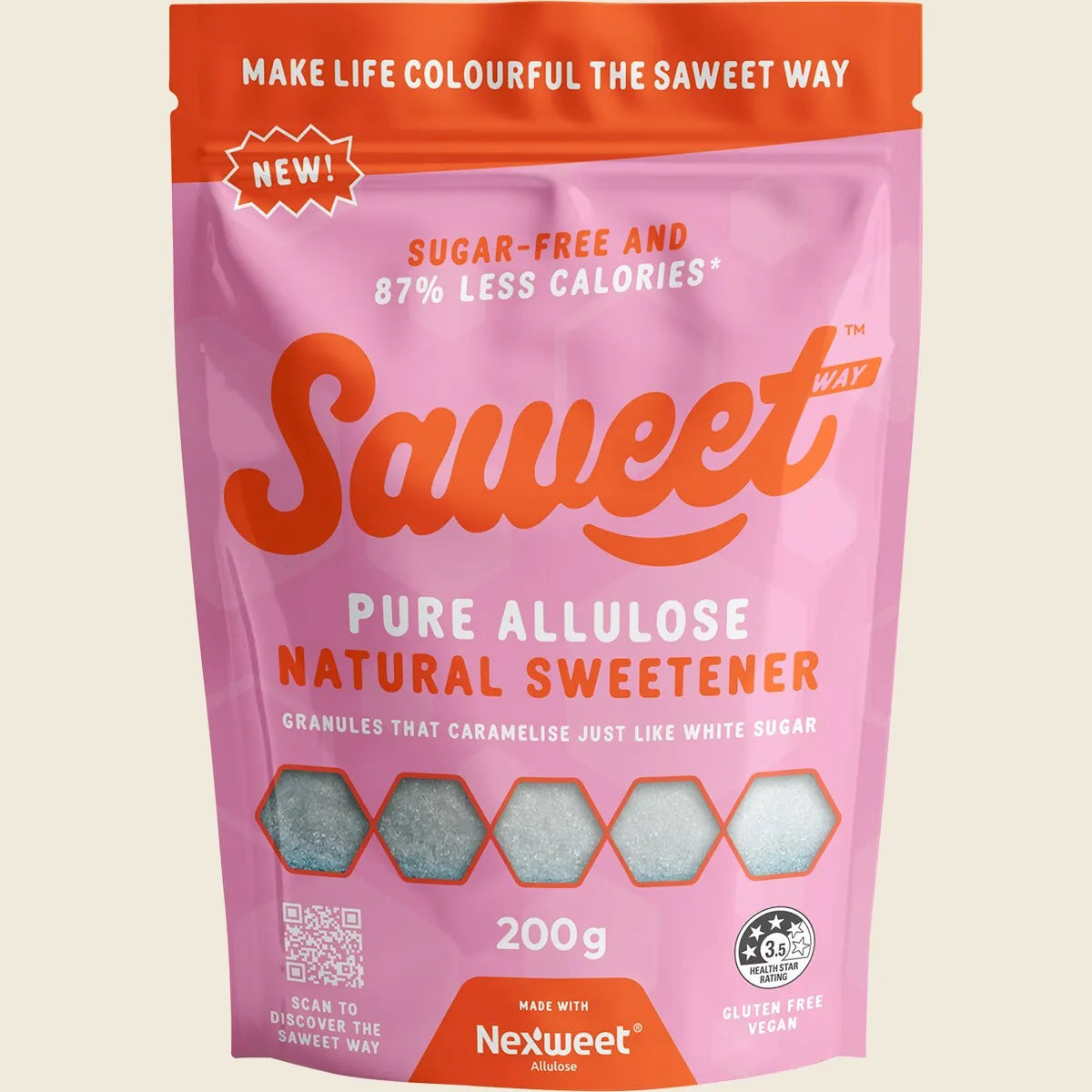 Saweet Way Pure Allulose Natural Sweetener Granules 200g