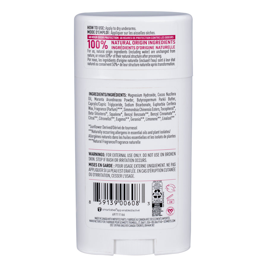 Deodorant Stick Rose + Vanilla