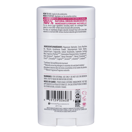 Deodorant Stick Rose + Vanilla