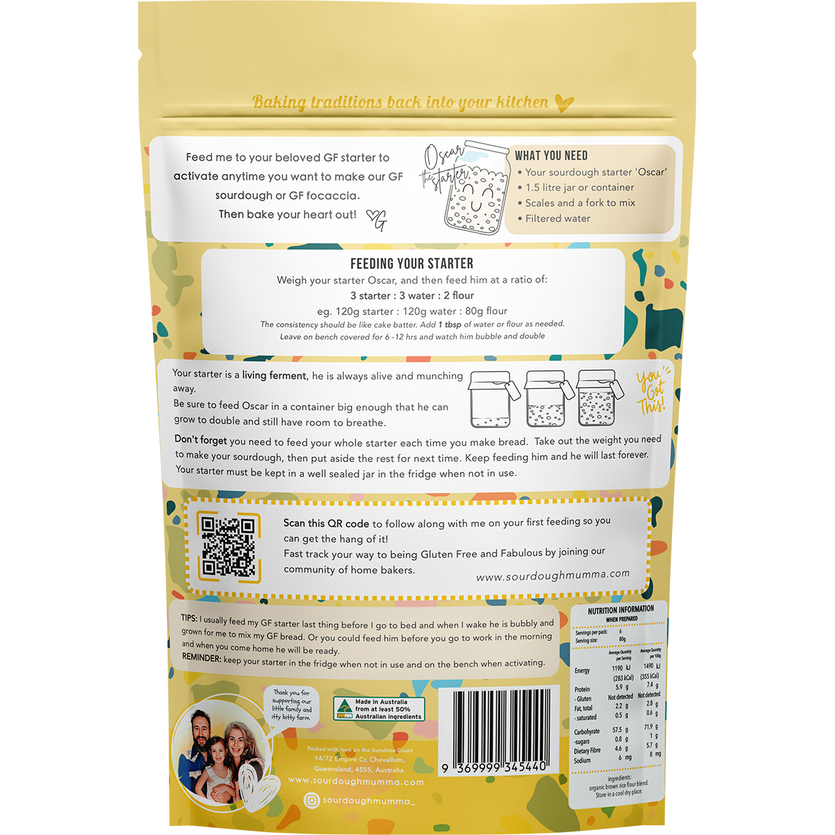 Feed My Starter Mix Gluten Free